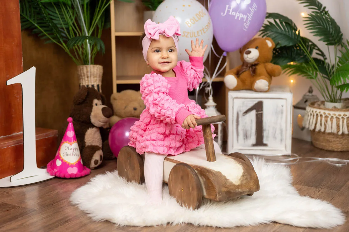 Egy éves szülinapi fotózás Debrecenben