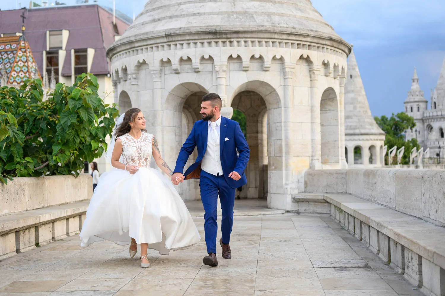 Esküvői séta a Halászbástyán