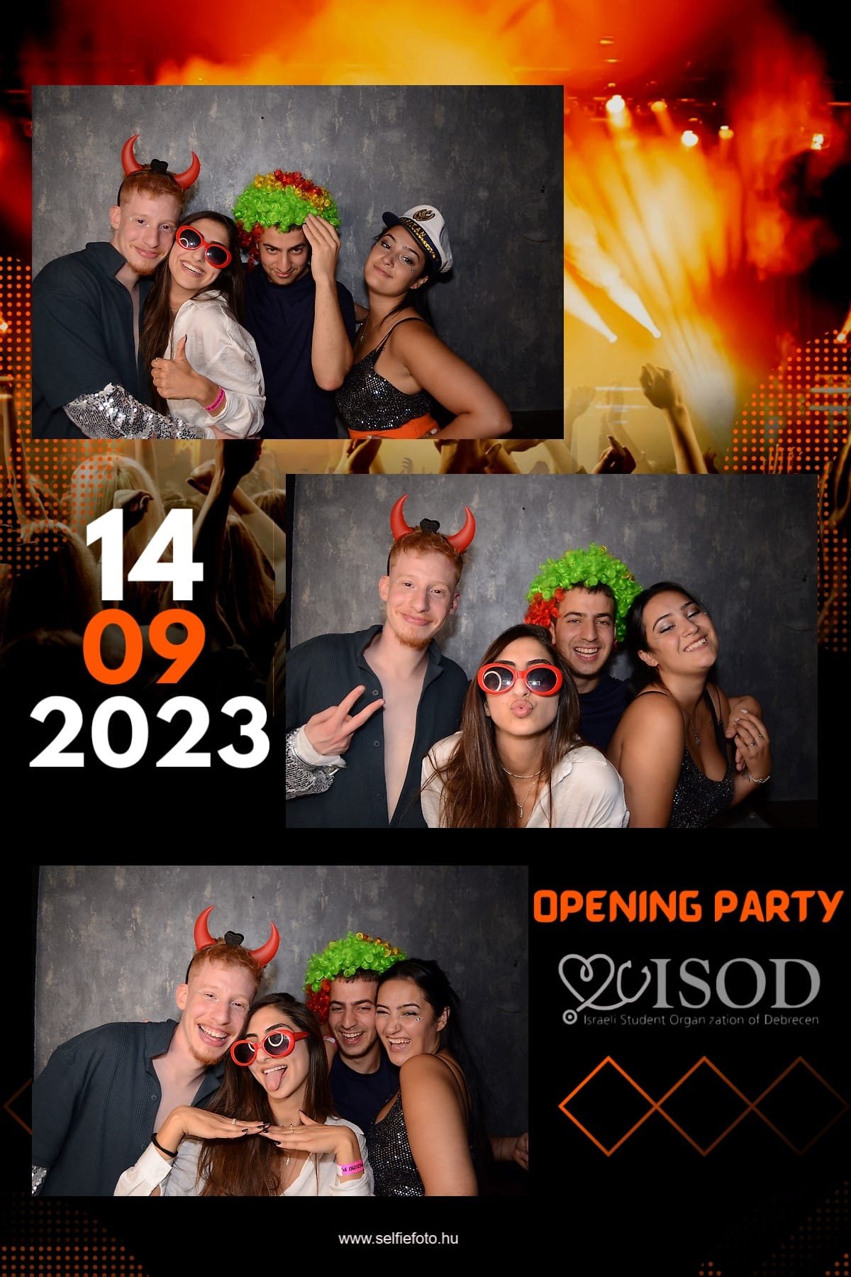 Vidám selfiebox pillanatok az ISOD Opening Party-n
