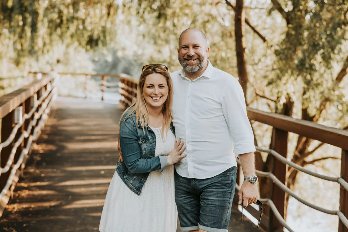 Szép jegyes fotó a hídon