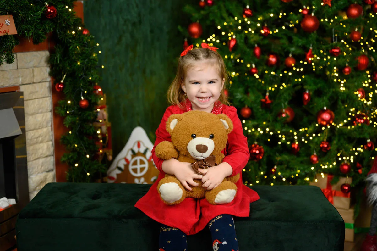 Karácsonyi portré macival