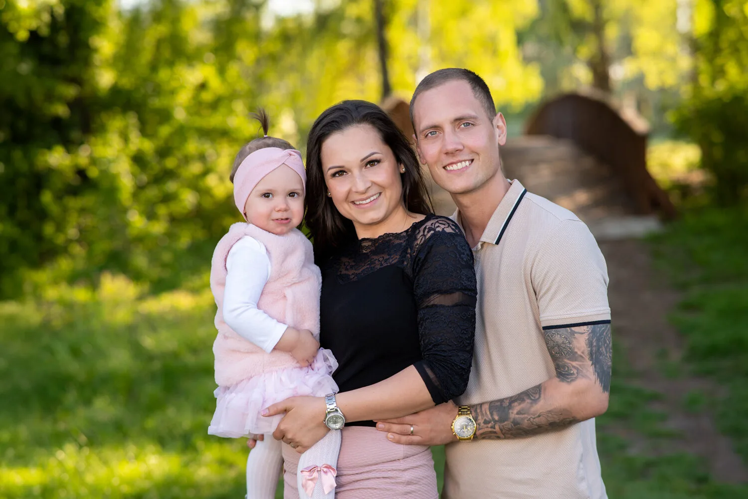 Családi fotózás szabadtéren