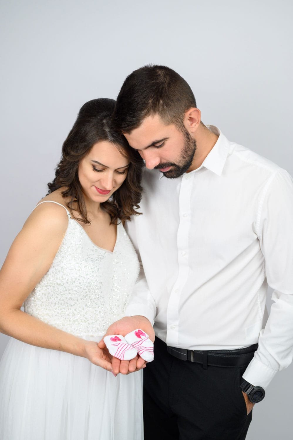 Kismama fotó – Kis zokni